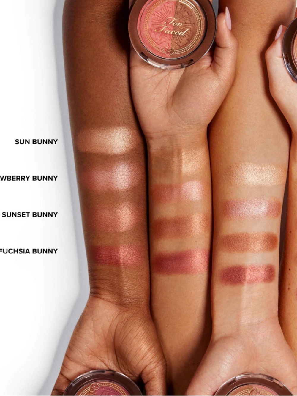 Too Faced Sun Bunny Blushing Bronzer - Pink and Gold Packaging - Picture 7 of 7